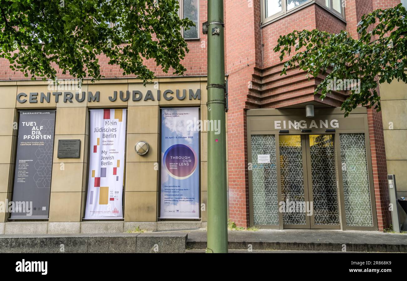 Centrum Judaicum, Oranienburger Straße, Mitte, Berlin, Deutschland *** Légende locale *** , Berlin, Deutschland Banque D'Images