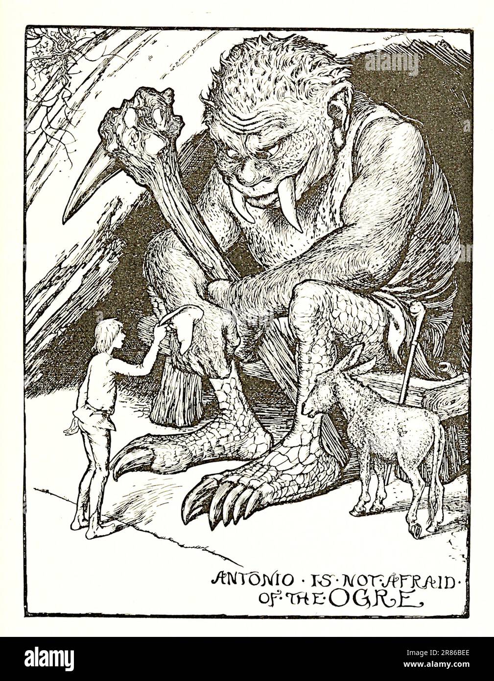 Henry Justice Ford - Antonio n'a pas peur de l'Ogre - 1905 Banque D'Images