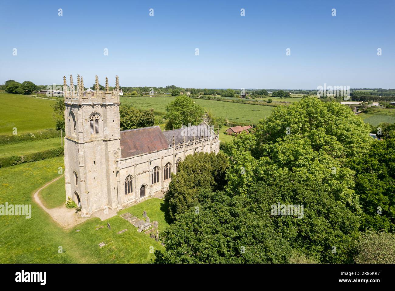 Église Sainte-Marie-Madeleine, champ de bataille, Shropshire, construite sur le site de la bataille de Shrewsbury, où Henry IV défait est rival Henry 'Hotspur' Banque D'Images