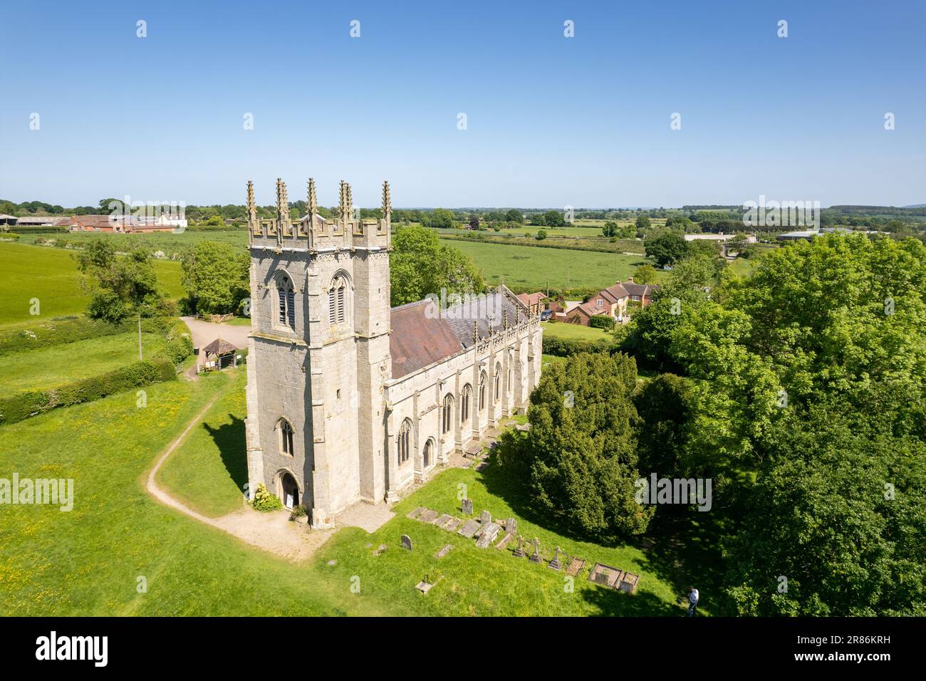 Église Sainte-Marie-Madeleine, champ de bataille, Shropshire, construite sur le site de la bataille de Shrewsbury, où Henry IV défait est rival Henry 'Hotspur' Banque D'Images