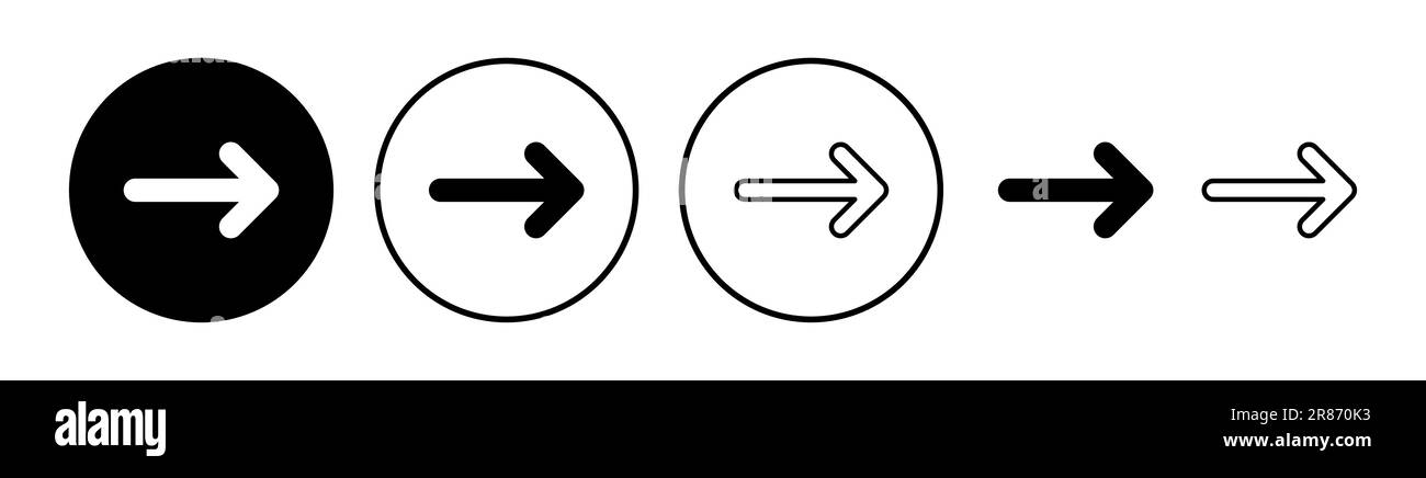 Icône en forme de flèche. Symbole de flèche. Icône en forme de flèche ...