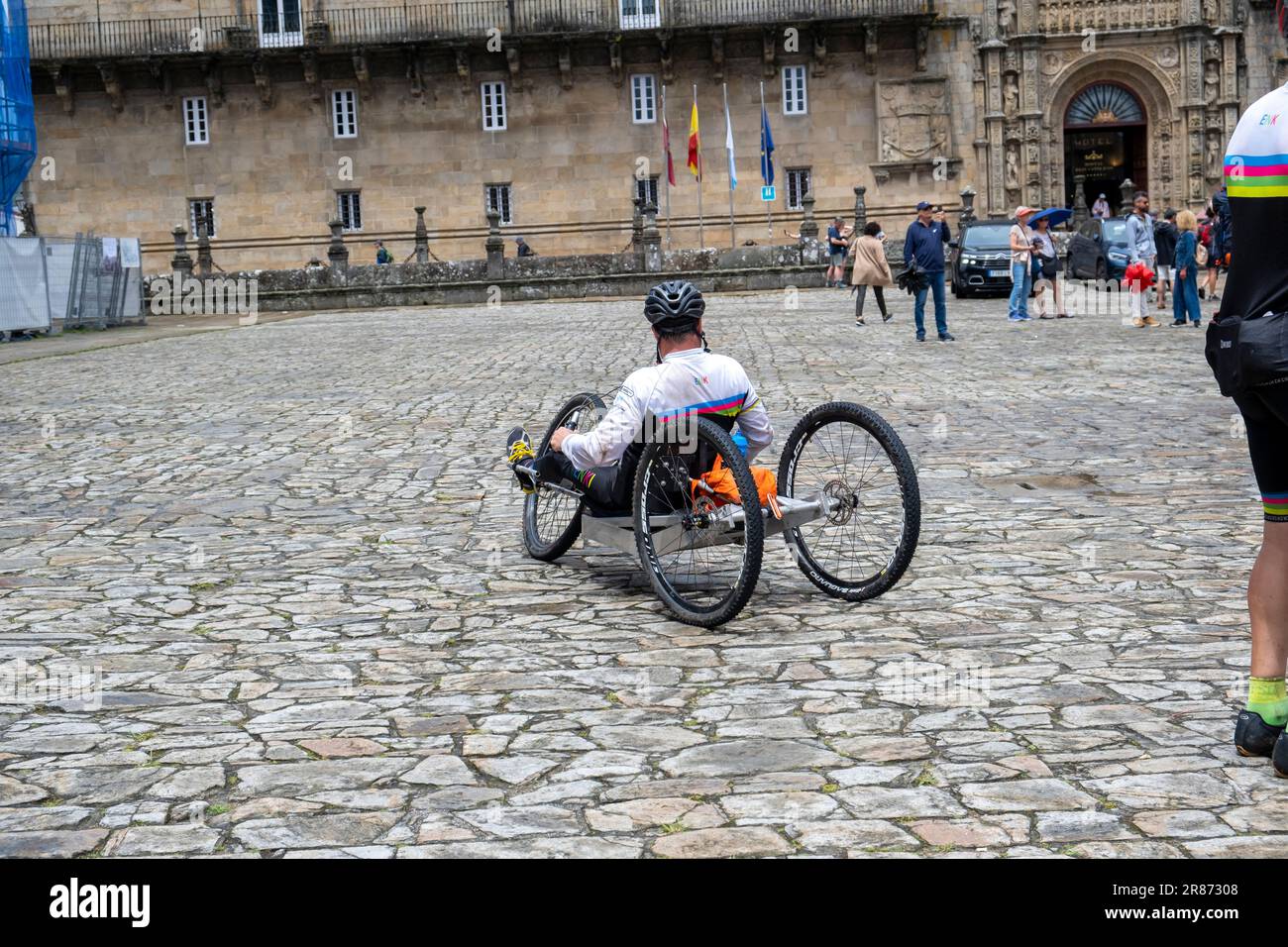 Saint-Jacques-de-Compostelle, la Coruna, Galice, Espagne - 13 juin 2023