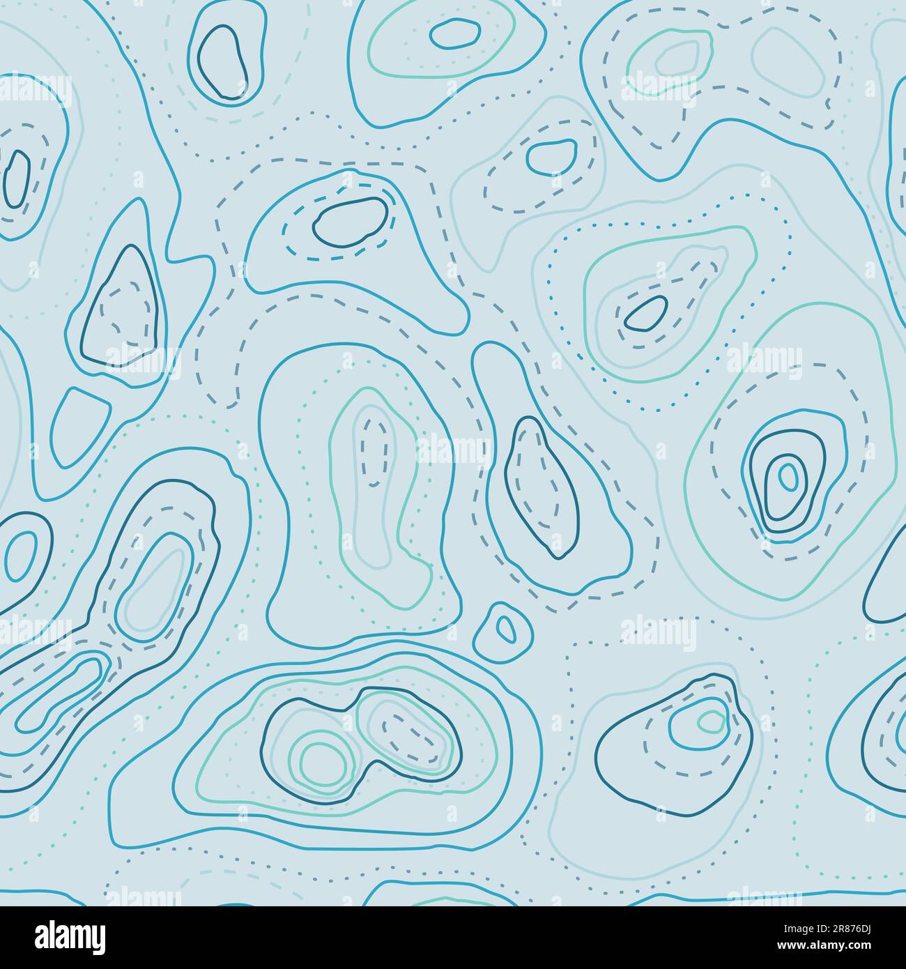Carte topographique abstraite. Lignes de carte topographique fluides, contour d'arrière-plan. Le motif d'isolignes de grille géographique peut être utilisé pour le fond d'écran, le motif fi Illustration de Vecteur