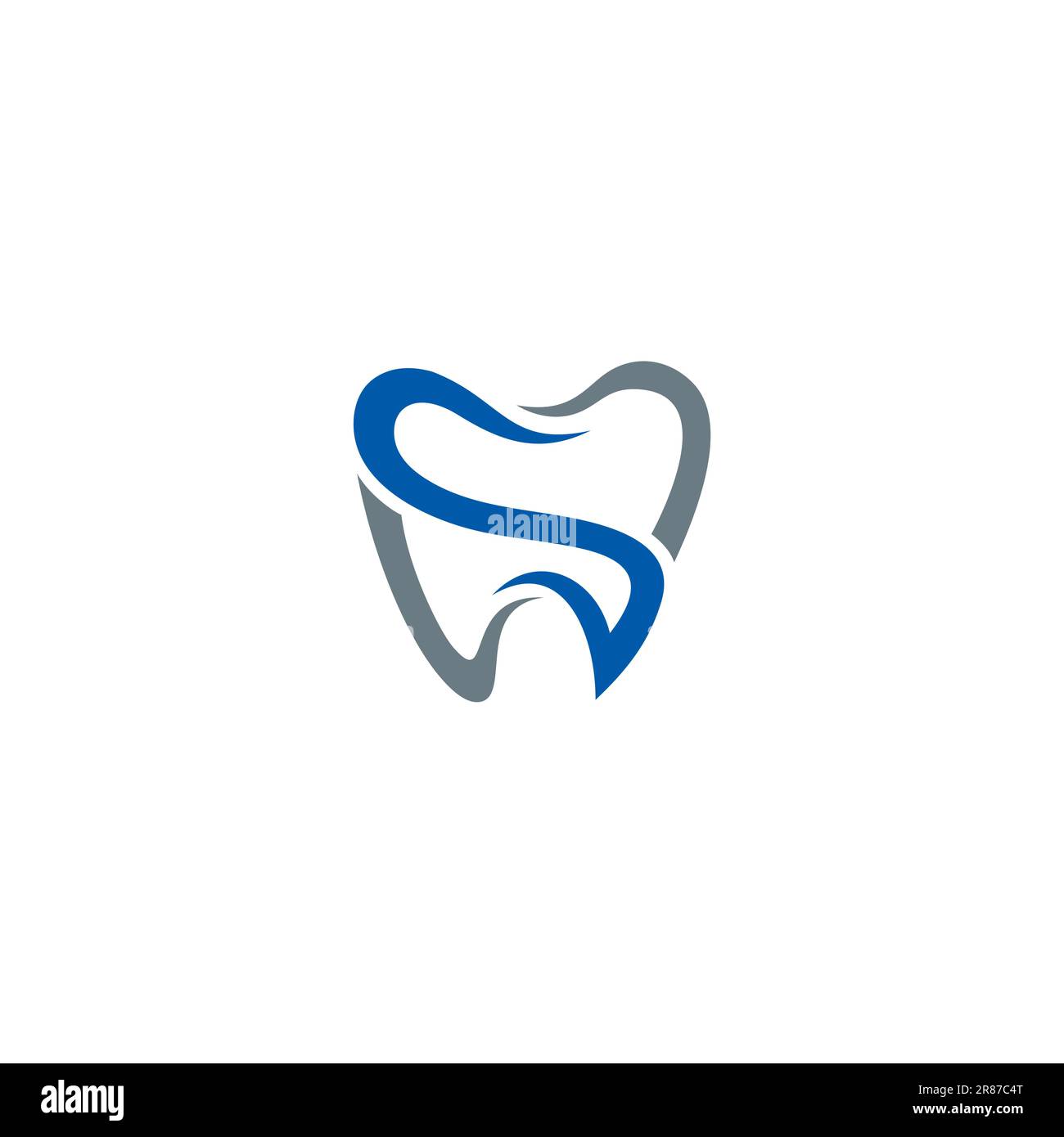 Logo S Dental. Design d'icône dentaire Illustration de Vecteur