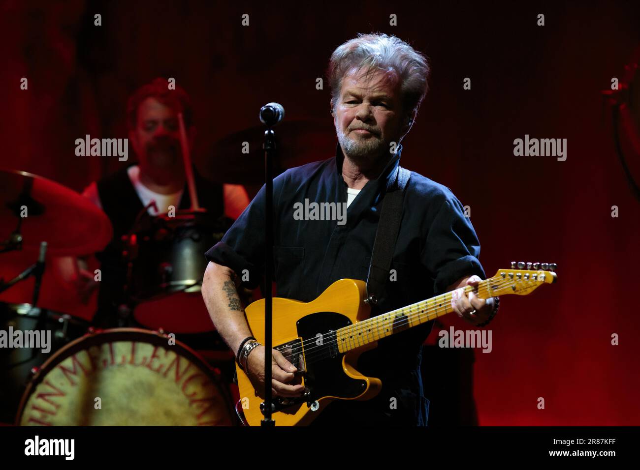 Toronto, Canada. 19th juin 2023. John Mellencamp se produit lors de la visite « en direct et en personne » au Massey Hall. Crédit : Bobby Singh/Alay Live News Banque D'Images