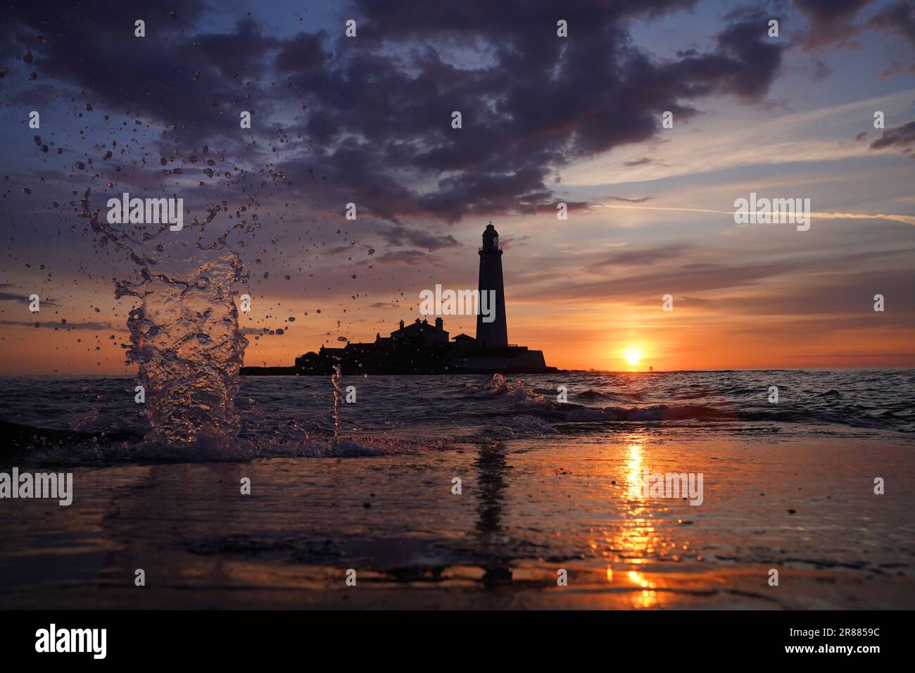 Artery8 Grußkarte Sonnenuntergang Am Meer – 17,5x12,5 Cm, Hochwertig, Mit Umschlag, Blanko Innen