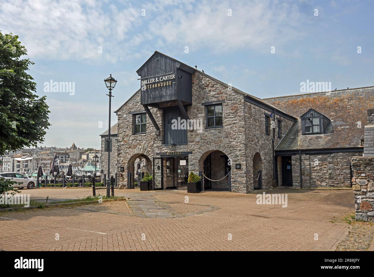 Miller and carter Steakhouse dans l'historique China House Coxside Plymouth Banque D'Images