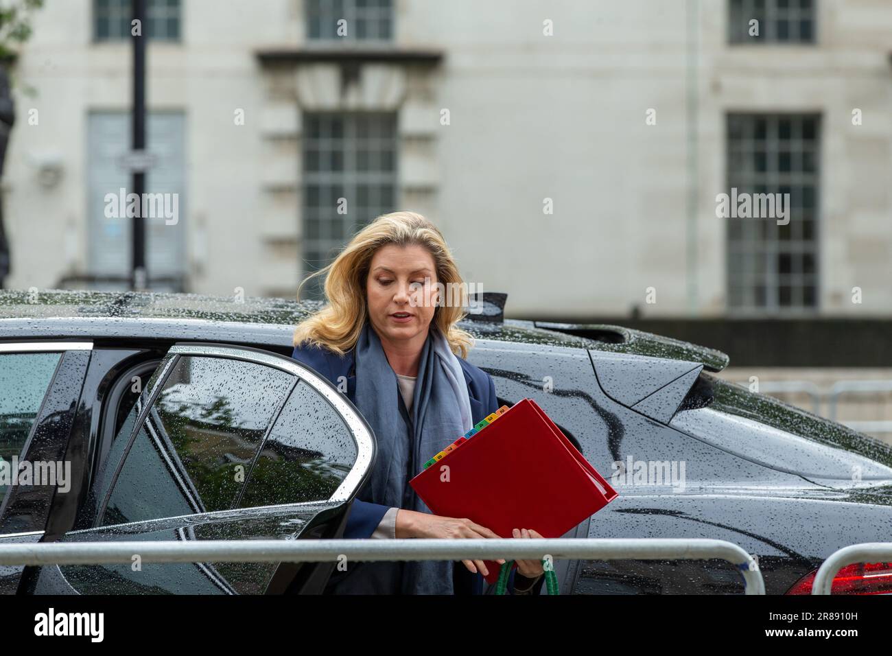 Londres, Royaume-Uni. 20th juin 2023. Penny Mordtante MP, ministre conservateur est vu arriver bureau du cabinet Whitehall crédit: Richard Lincoln/Alay Live News Banque D'Images