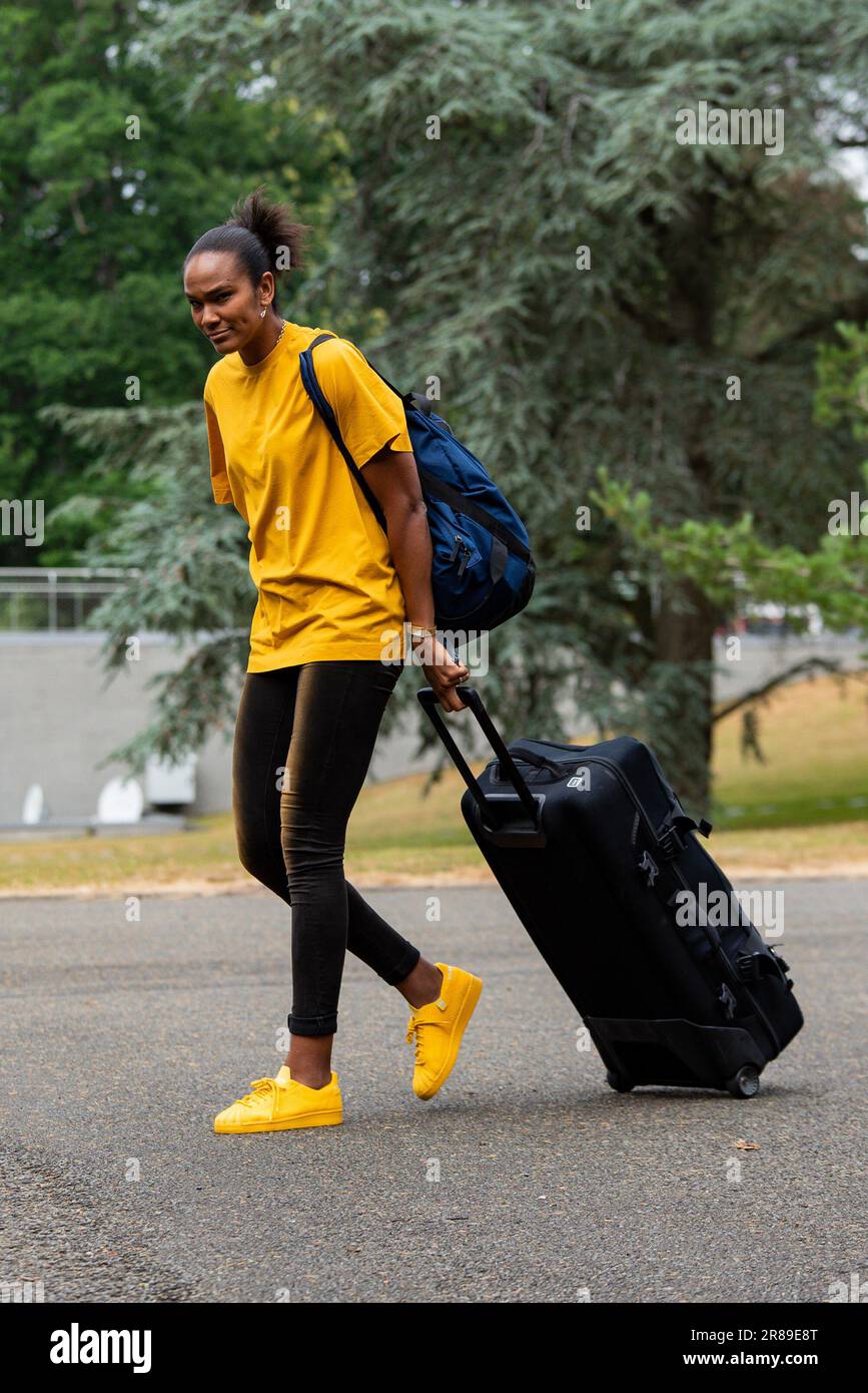 Clairefontaine en Yvelines, France. 20th juin 2023. Wendie Renard de France lors de la rencontre de l'équipe féminine française, préparation de la coupe du monde féminine de la FIFA 2023 sur 20 juin 2023 au Centre national du football de Clairefontaine-en-Yvelines, France - photo Melanie Laurent/A2M Conseil sportif/DPPI crédit: DPPI Media/Alamy Live News Banque D'Images
