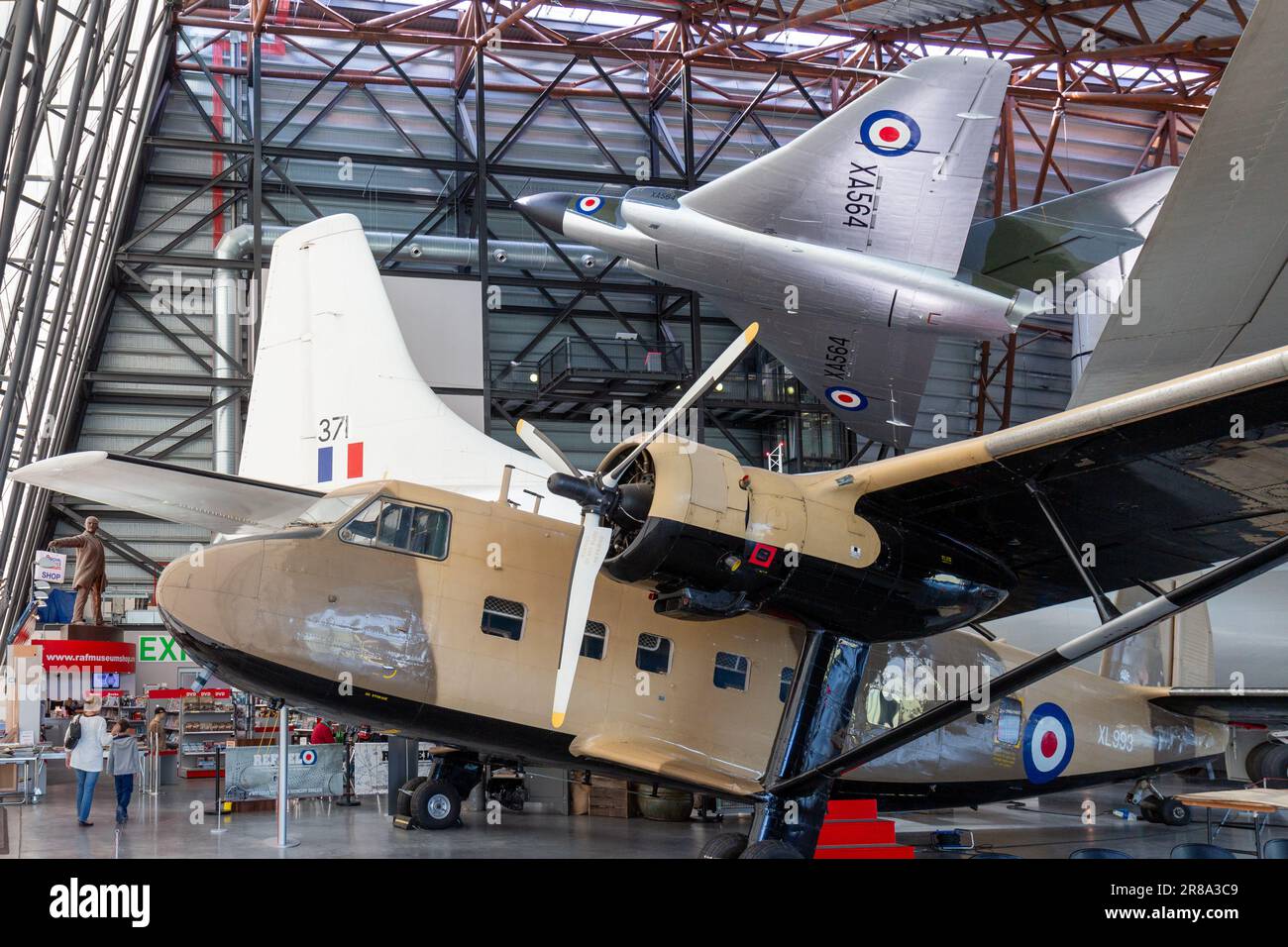 Un Twin Pioneer écossais à RAF Cosford Banque D'Images