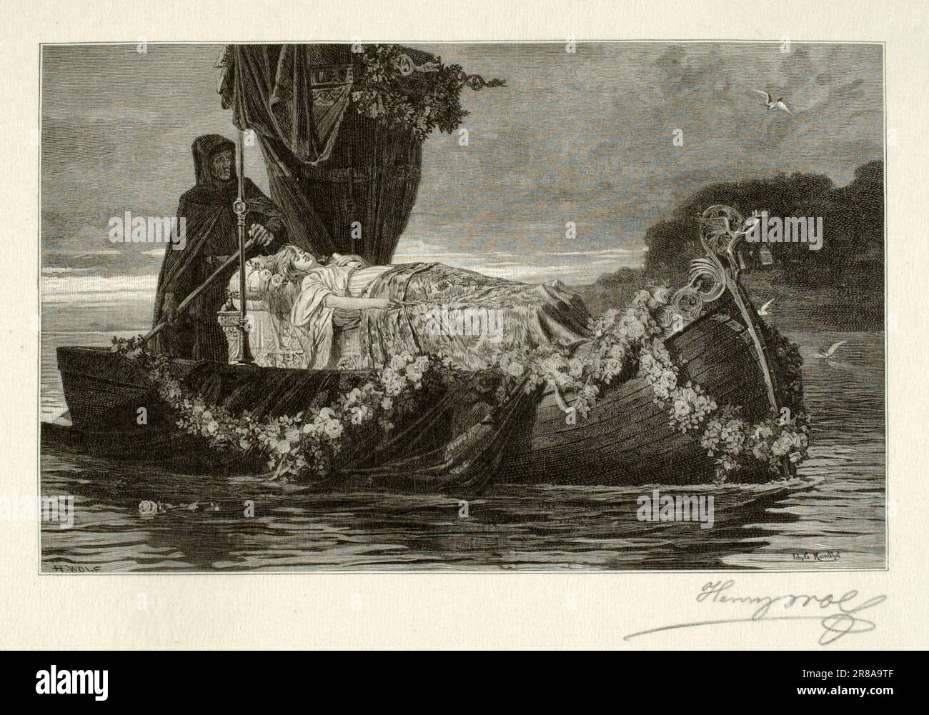 Elaine 1897 par Henry Wolf, né Eckwersheim, Alsace 1852-mort New York 1916 Banque D'Images
