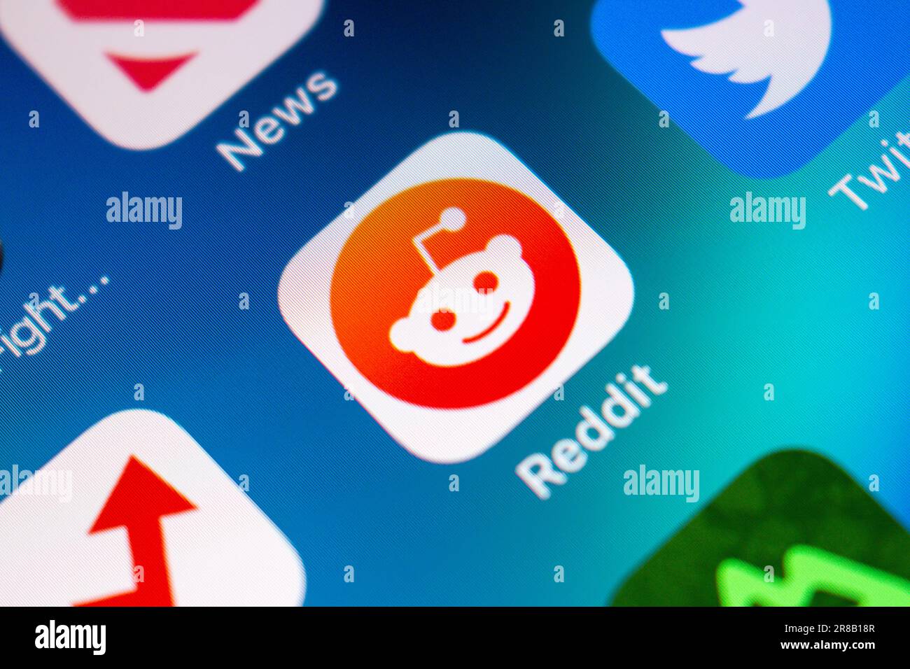 Vancouver, CANADA juin 19 2023 icône Reddit visible sur un écran d