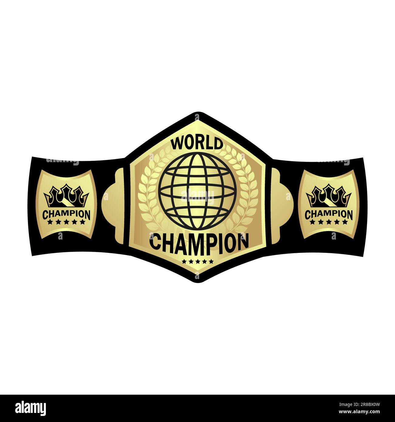 Champion du monde de boxe Banque d