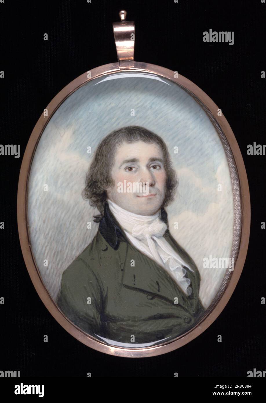 Colonel Benjamin Stephenson ca. 1800 par non identifié Banque D'Images
