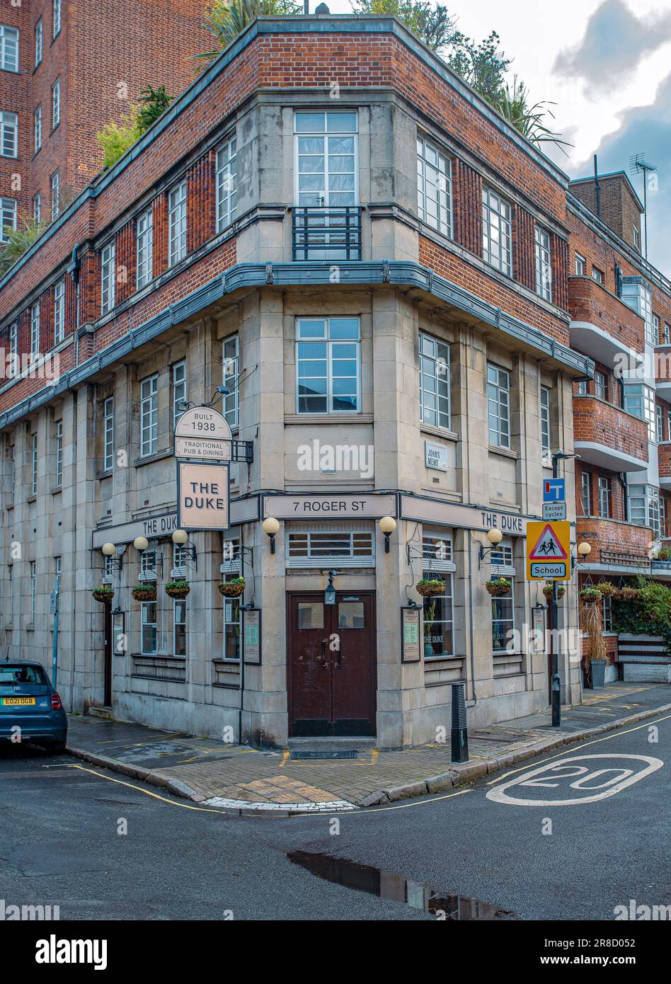 Extérieur du pub Duke à Roger St, Londres, Royaume-Uni Banque D'Images