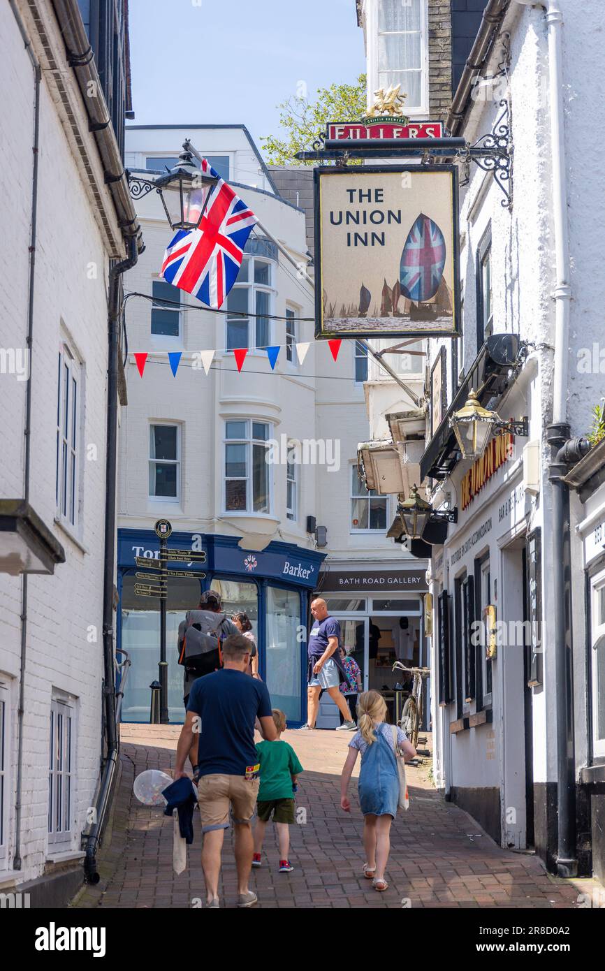 The Union Inn, High Street, Cowes, Isle of Wight, Angleterre, Royaume-Uni Banque D'Images