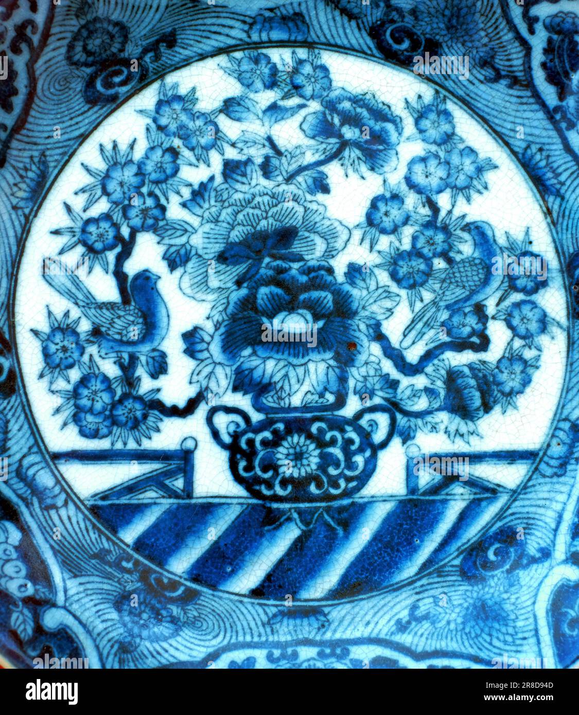Typique tuile céramique style azulejo au Portugal et en Espagne Banque D'Images