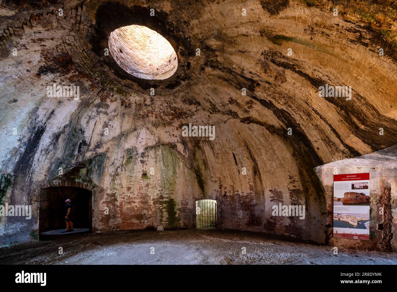 Dans la forteresse Fortezza Vecchia à Livourne, Italie Banque D'Images