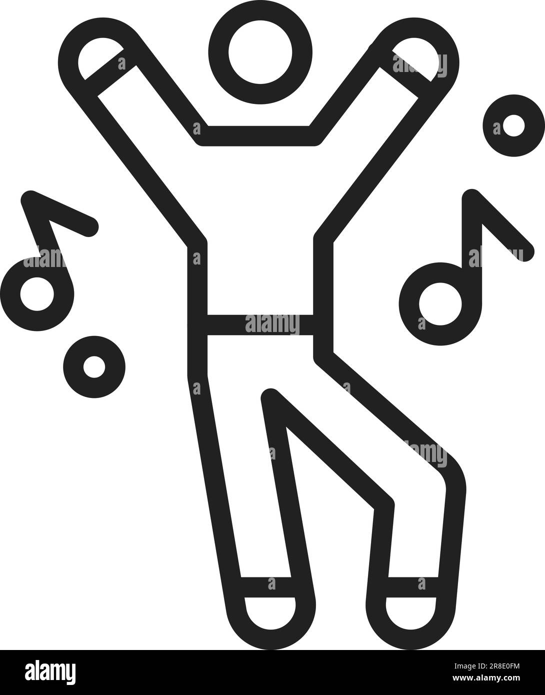 Icône de danse image. Illustration de Vecteur