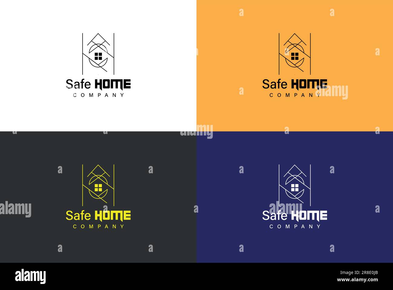 Immobilier Vector logo Design Modern Home logo immobilier Illustration de Vecteur