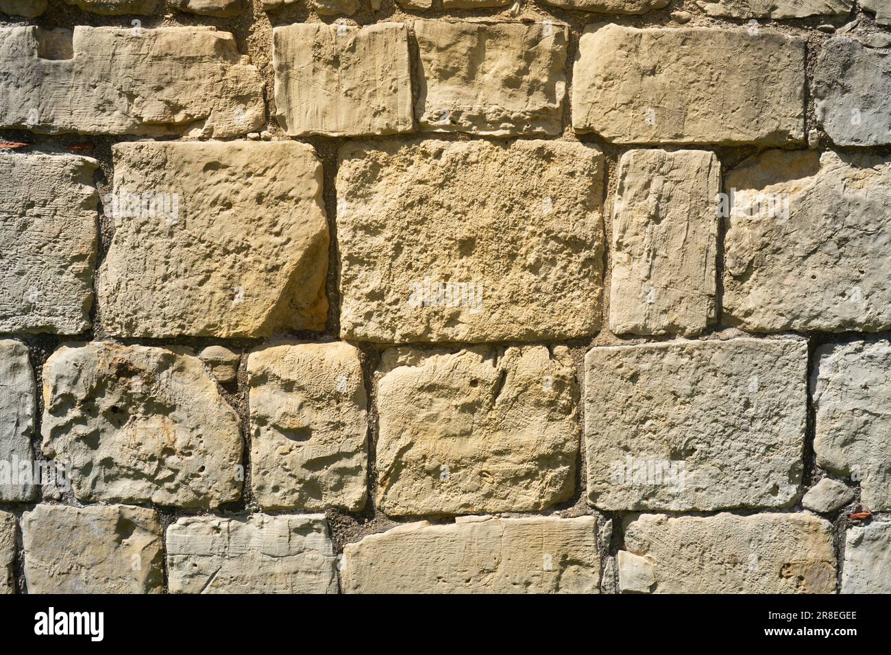 Vieux mur médiéval dans les jardins du musée York Banque D'Images