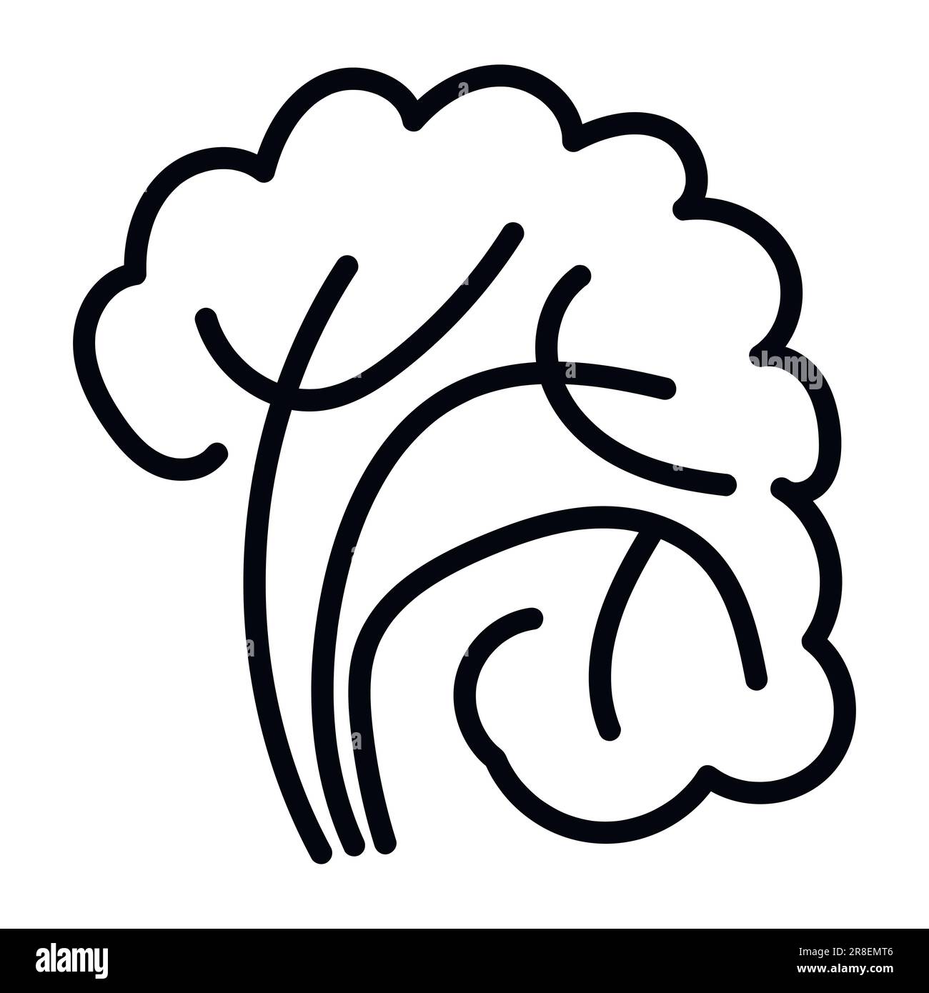 ic-ne-d-arborescence-de-mod-le-noir-et-blanc-symbole-vectoriel-isol
