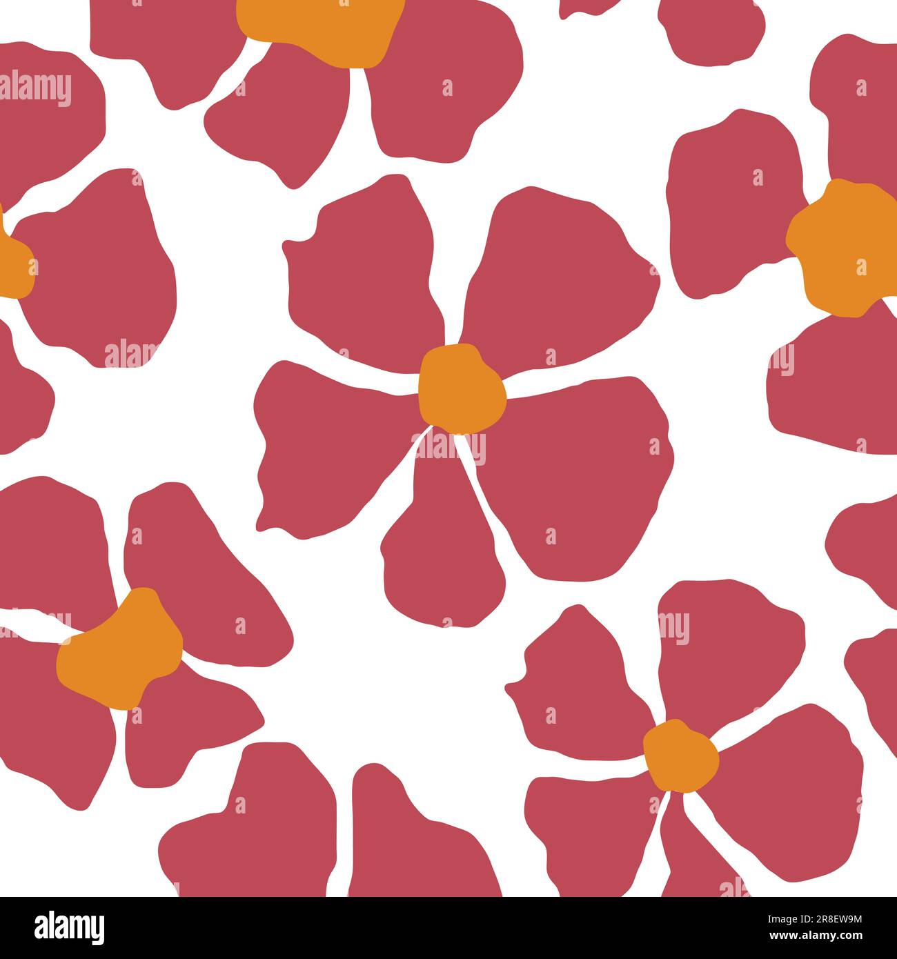 Motif abstrait à répétition sans couture dessiné à la main. Imprimés textiles contemporains au décor minimaliste Illustration de Vecteur