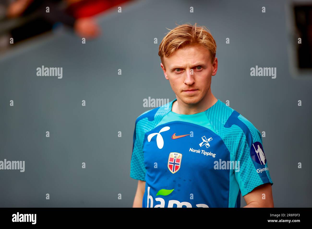 Oslo, Norvège, 20th juin 2023. Mats Møller Dæhli de Norvège avant le qualificatif Euro 2024 de l'UEFA entre la Norvège et Chypre au stade Ullevål d'Oslo crédit: Frode Arnesen/Alay Live News Banque D'Images