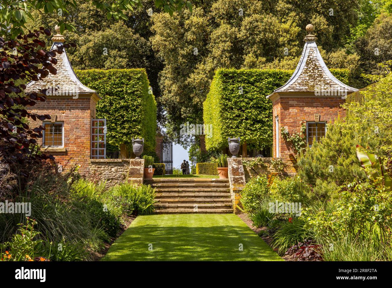 Hidcote Manor Garden dans les Cotswolds, Hidcote, Gloucestershire, Angleterre Banque D'Images