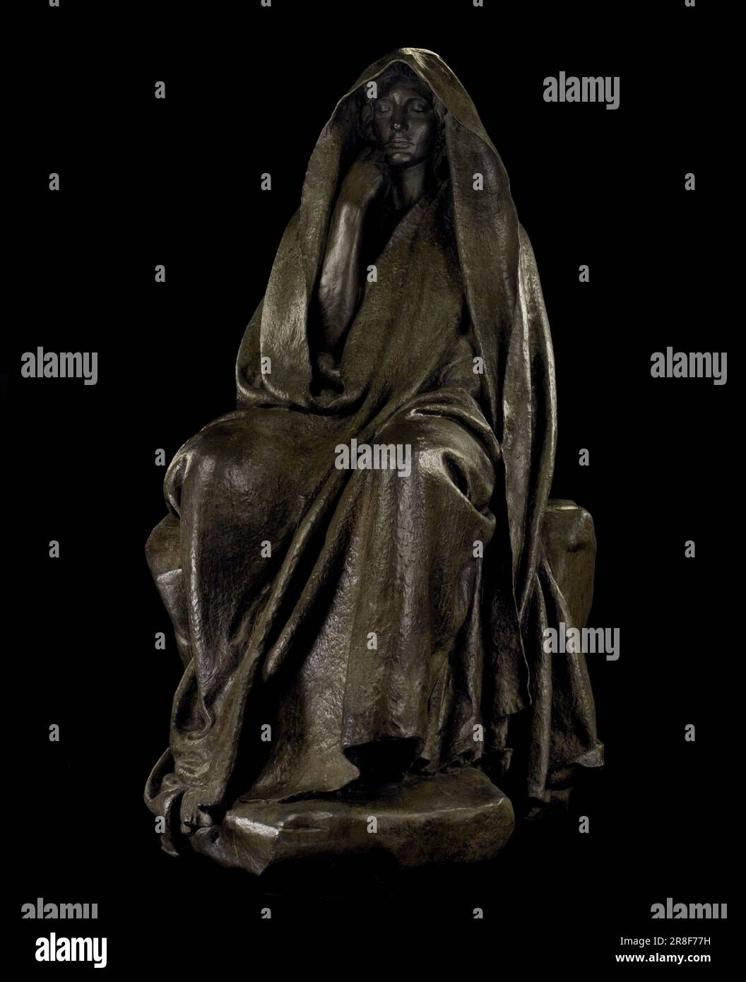 Adams Memorial modélisé 1886-1891, coulée 1969 par Augustus Saint-Gaudens, né Dublin, Irlande 1848-mort Cornish, NH 1907 Banque D'Images