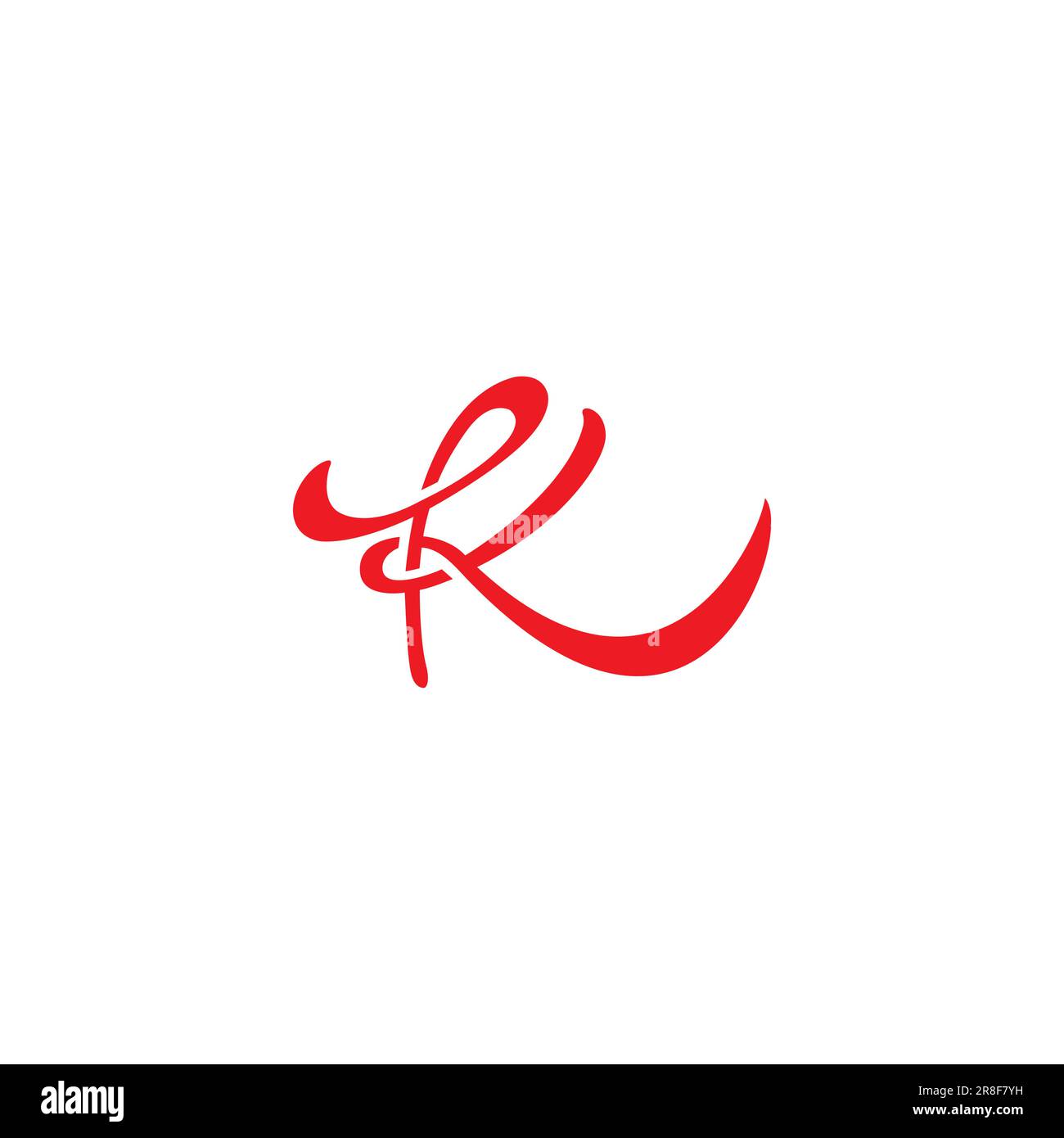 K logo simple. K lettre élégante design Illustration de Vecteur