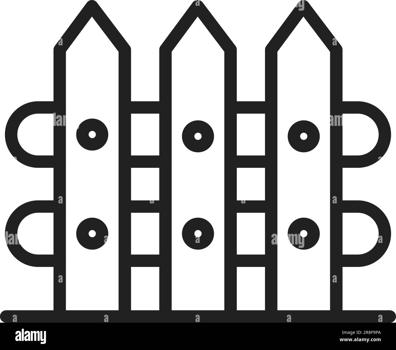Image d'icône de jardin. Illustration de Vecteur