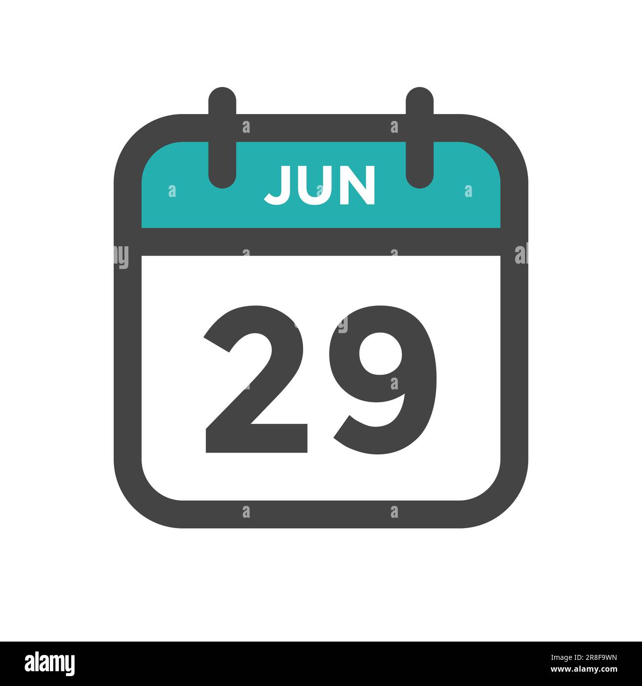29 juin jour calendaire ou Date calendrier pour l'échéance et le ...