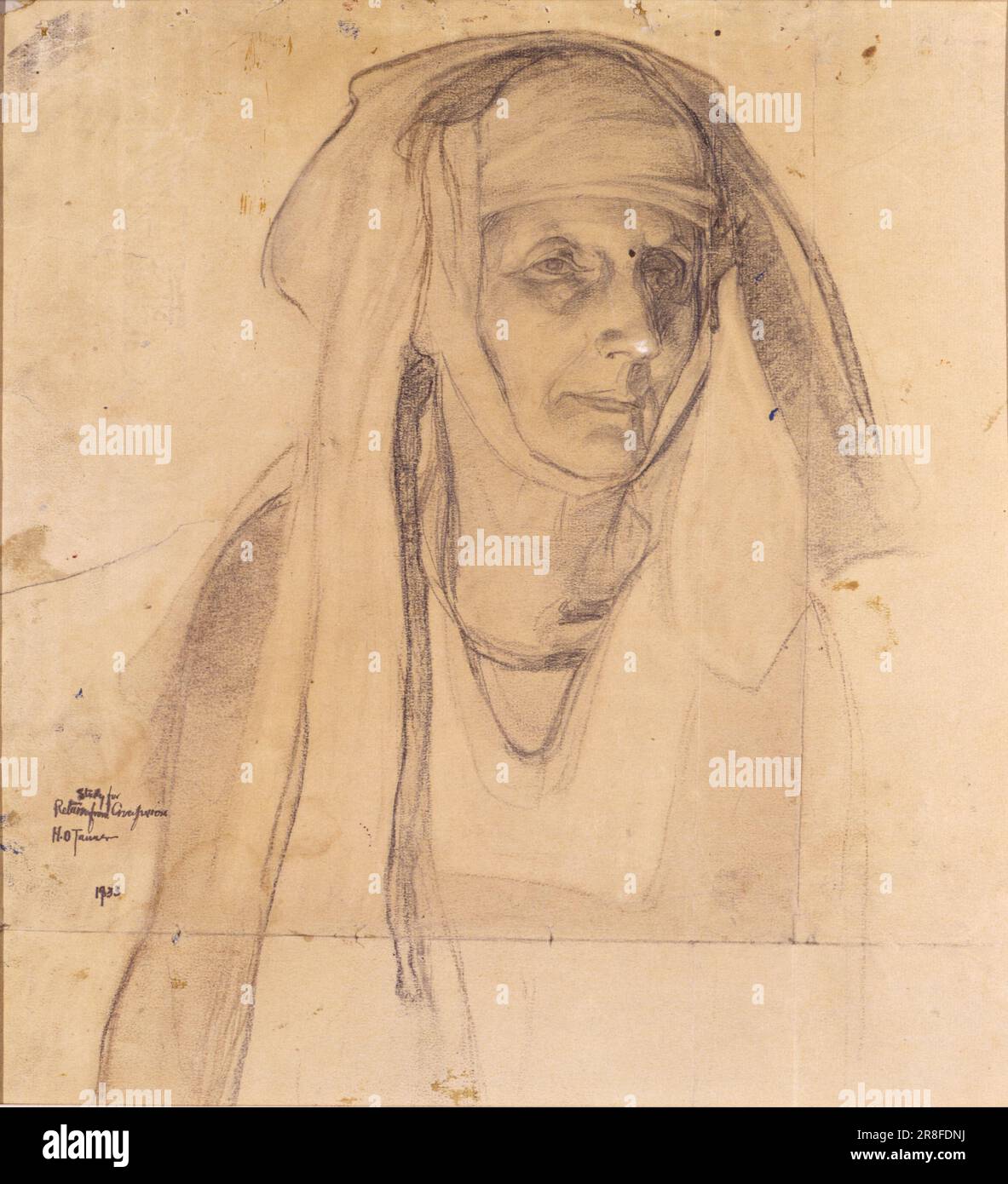 Etude pour Marie, Retour de la Crucifixion 1933 par Henry Ossawa Tanner, né Pittsburgh, PA 1859-mort Paris, France 1937 Banque D'Images