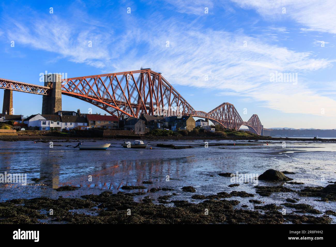 Pont du Forth à partir de North Queensferry Banque D'Images