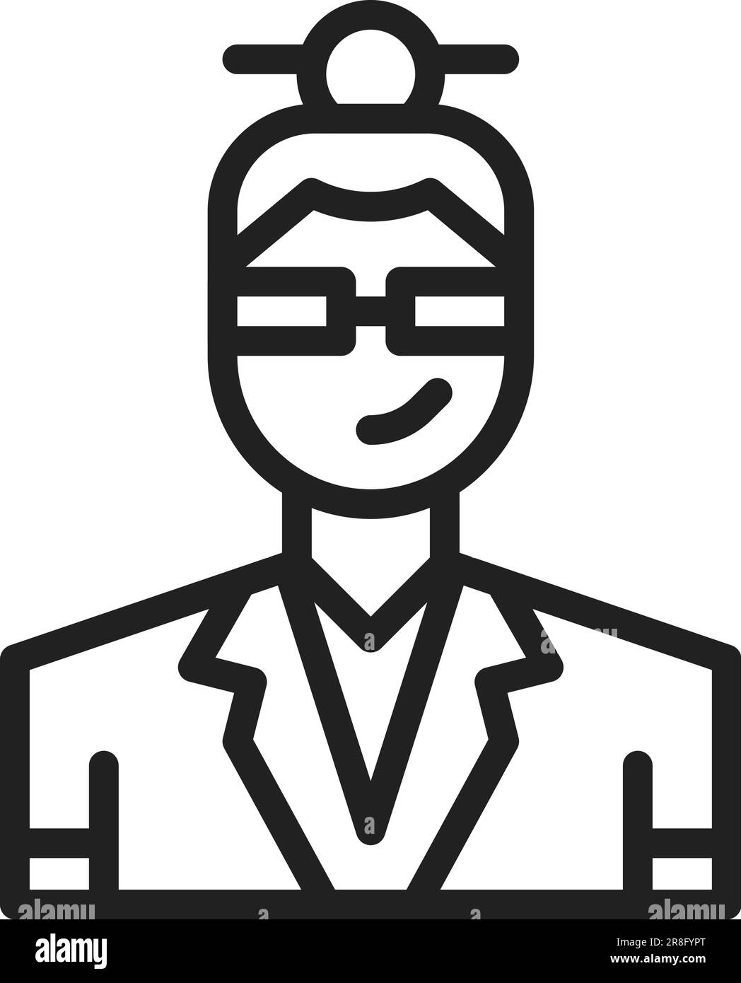 Icône homme styliste. Illustration de Vecteur