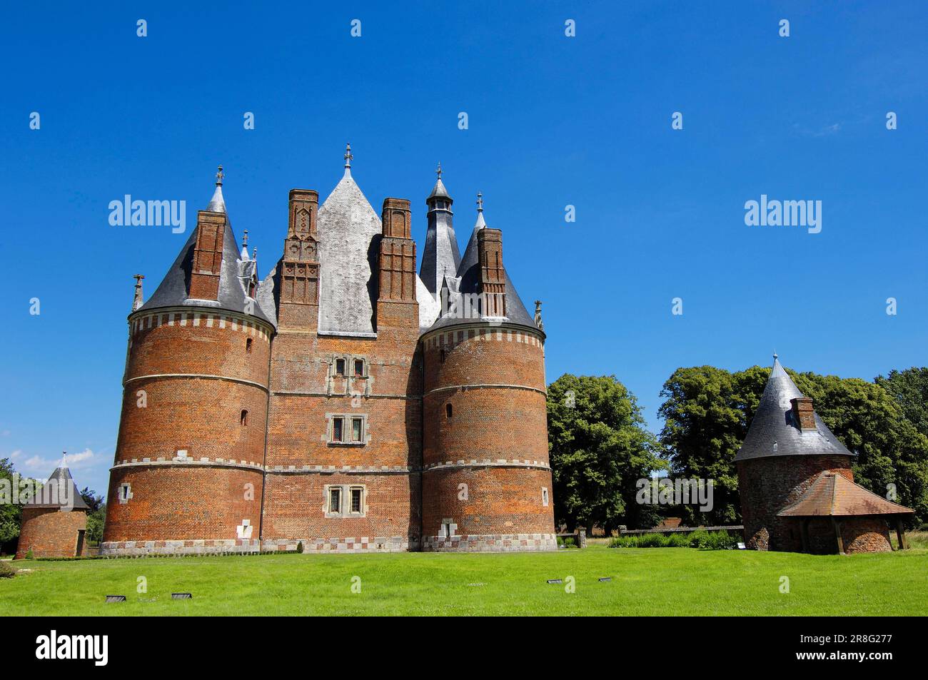 Château de Martainville, Château, haute-Normandie, haute-Normandie, France Banque D'Images