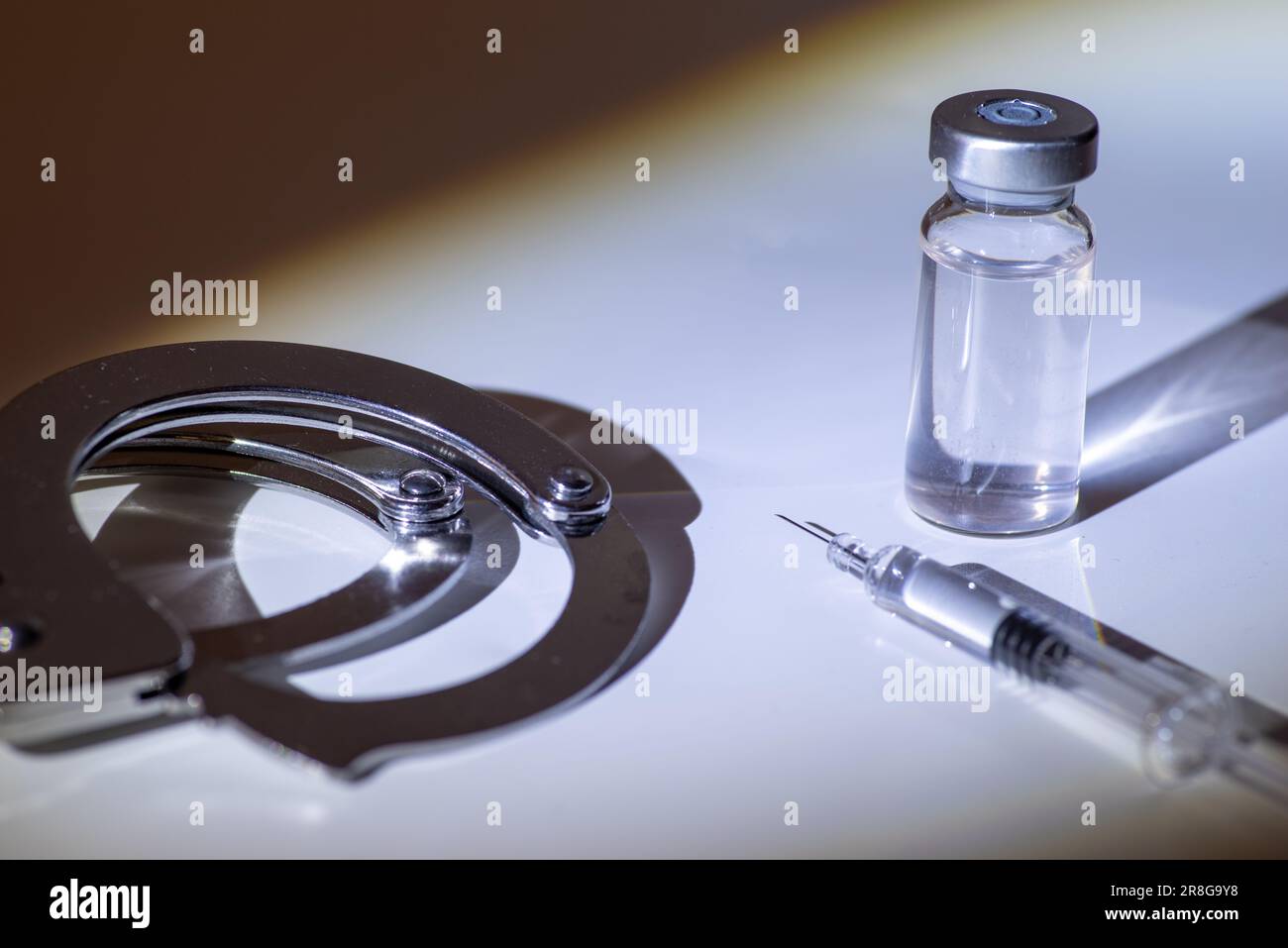 Journée internationale contre l'abus des drogues et le trafic illicite, concept juridique Banque D'Images