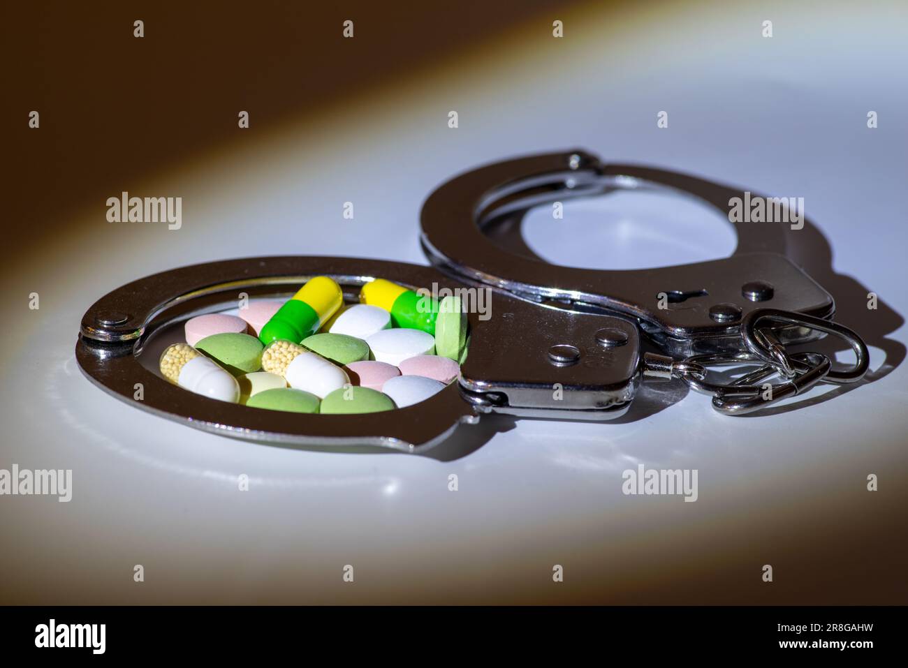 Journée internationale contre l'abus des drogues et le trafic illicite, concept juridique Banque D'Images