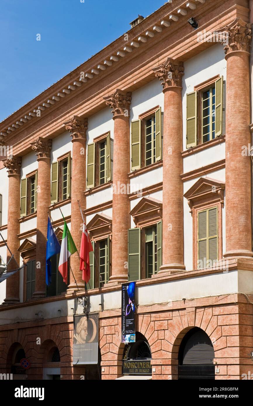 Palais Trinci, Foligno, Ombrie Banque D'Images