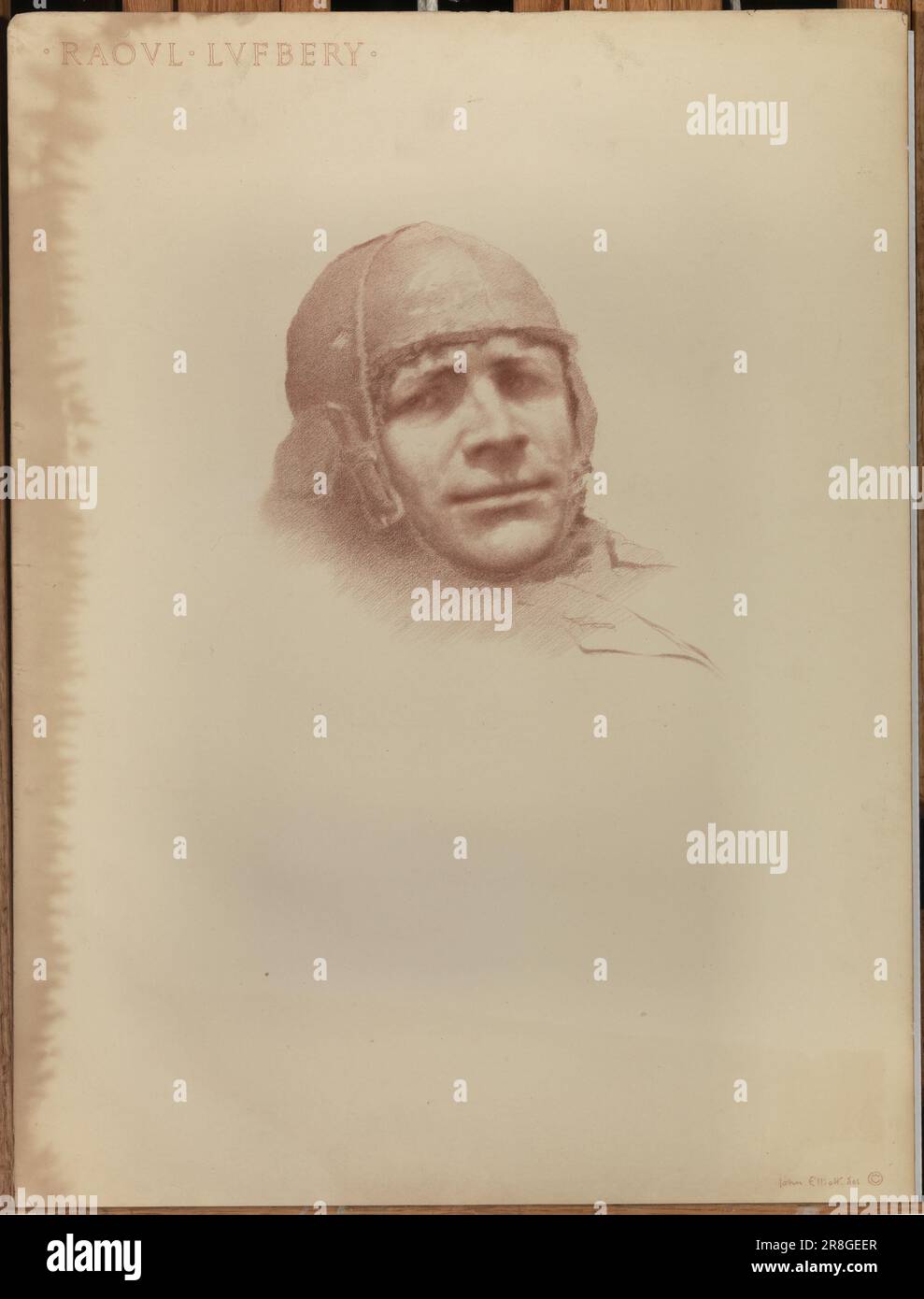 Raoul Lubery ca. 1917-1925 par John Elliott, né Lincolnshire, Angleterre 1859-mort Charleston, SC 1925 Banque D'Images