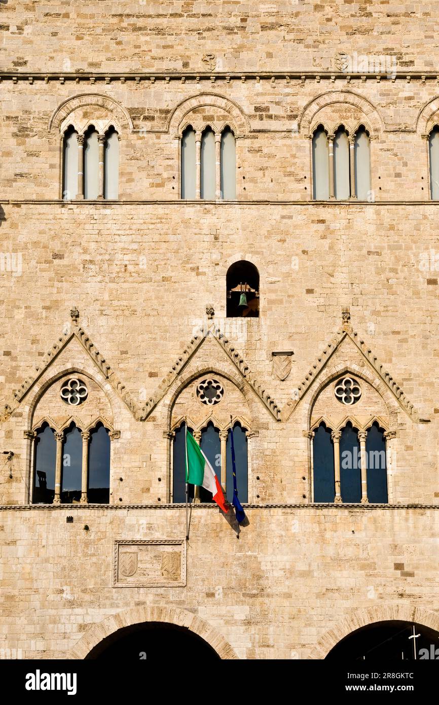 Palazzo Del Capitano, Todi, Ombrie Banque D'Images