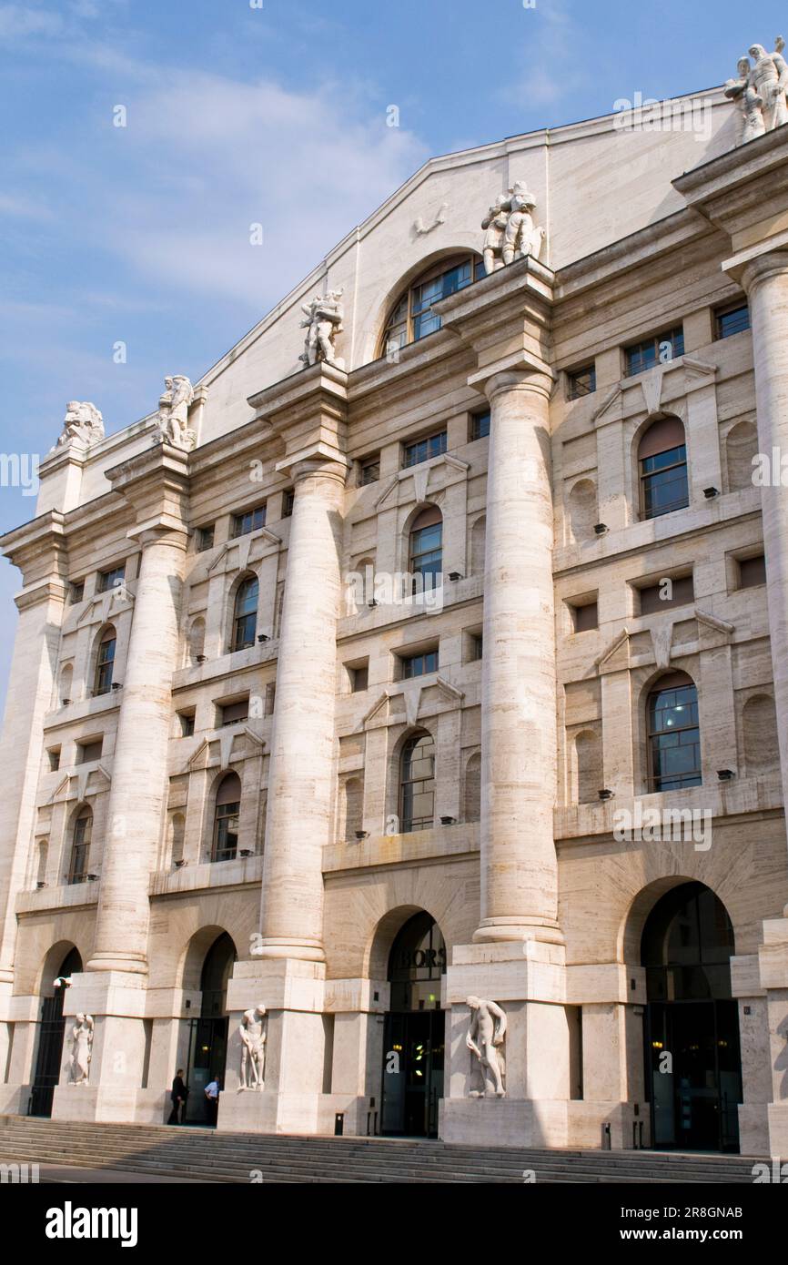 Bourse, Milan, Italie Banque D'Images