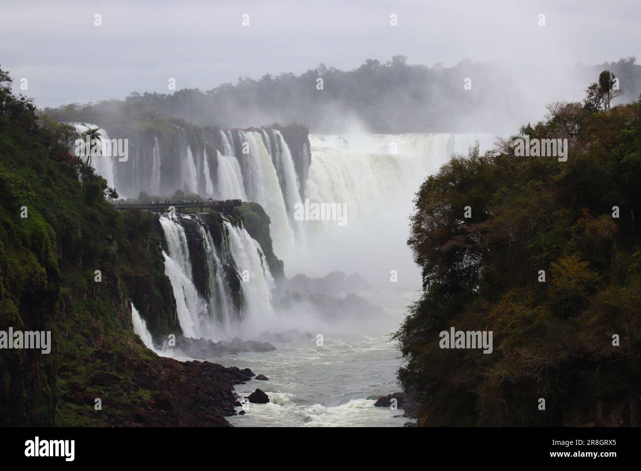 Chutes d'Iguazu - Puerto Iguazu Banque D'Images