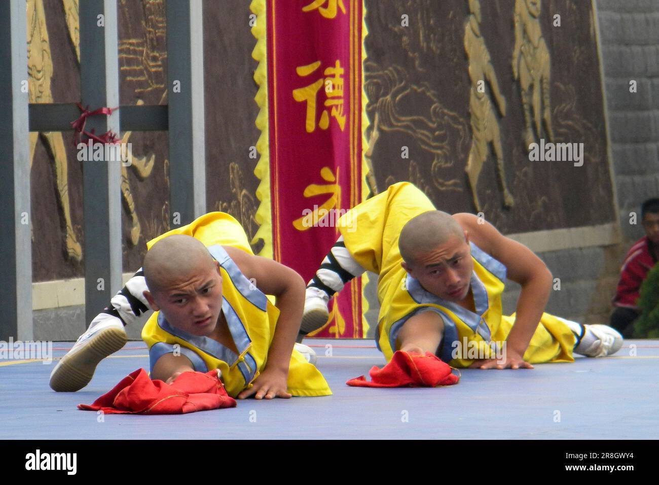 Monastère de Shaolin, Chine Banque D'Images