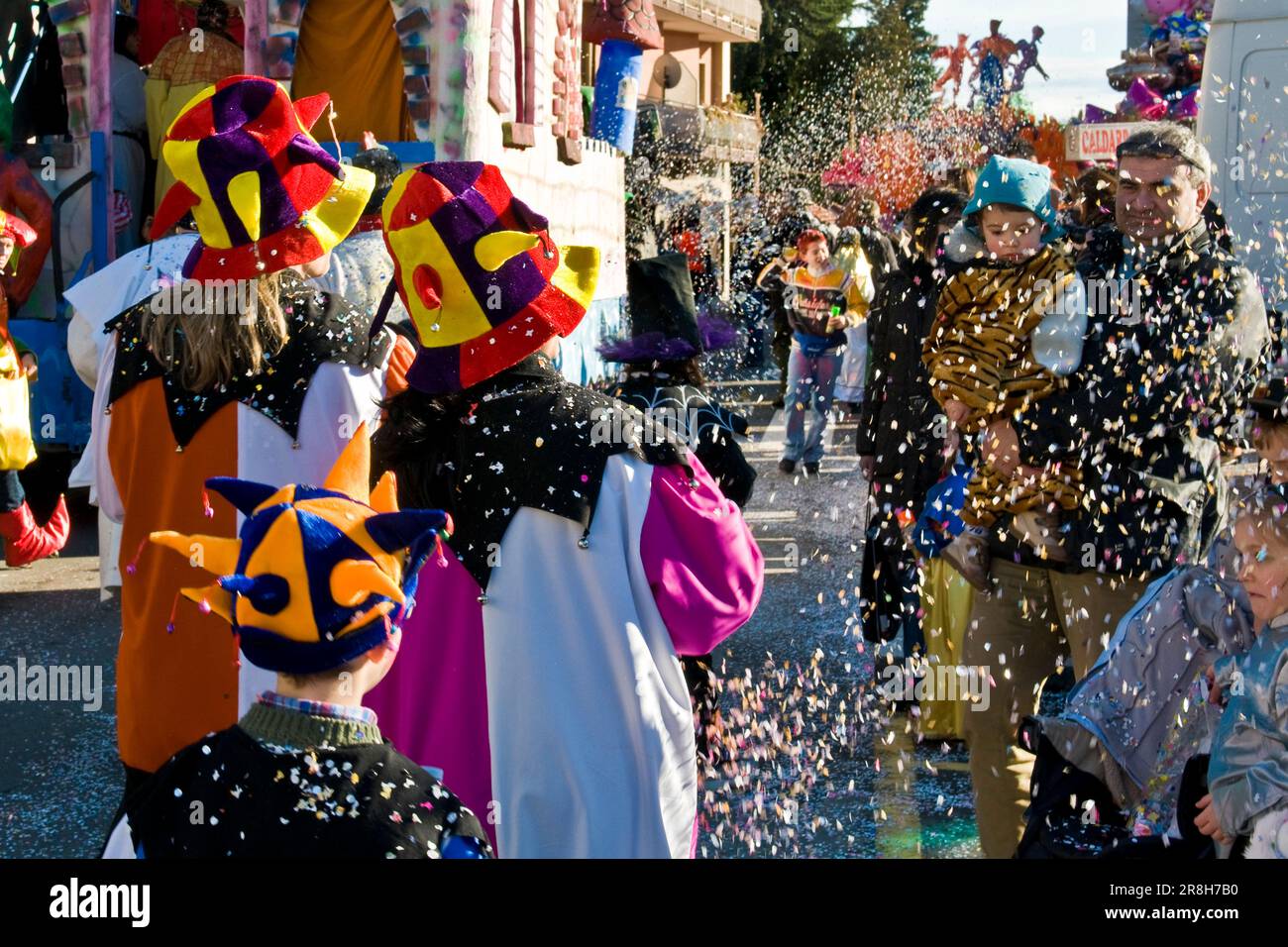 Carnaval d'Oleggio. Piémont. Italie Banque D'Images