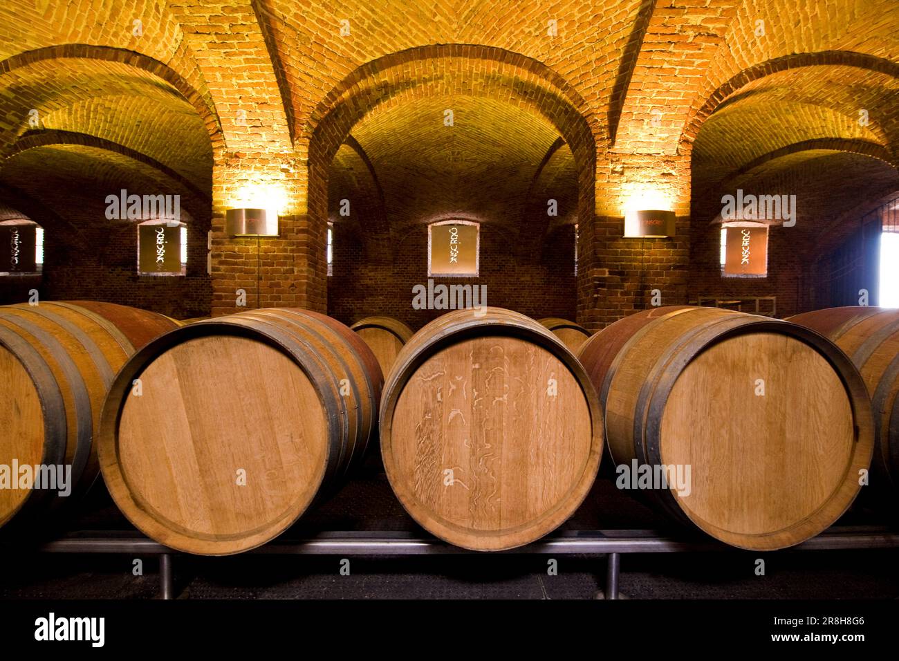 Ceretto Aziende Vitivinicole. San Cassiano. Alba. Piémont. Italie Banque D'Images