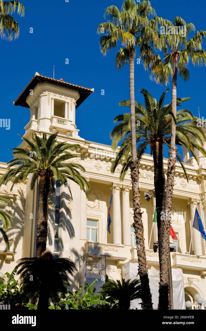 Casino Municipalité. Sanremo. Ligurie. Italie Banque D'Images