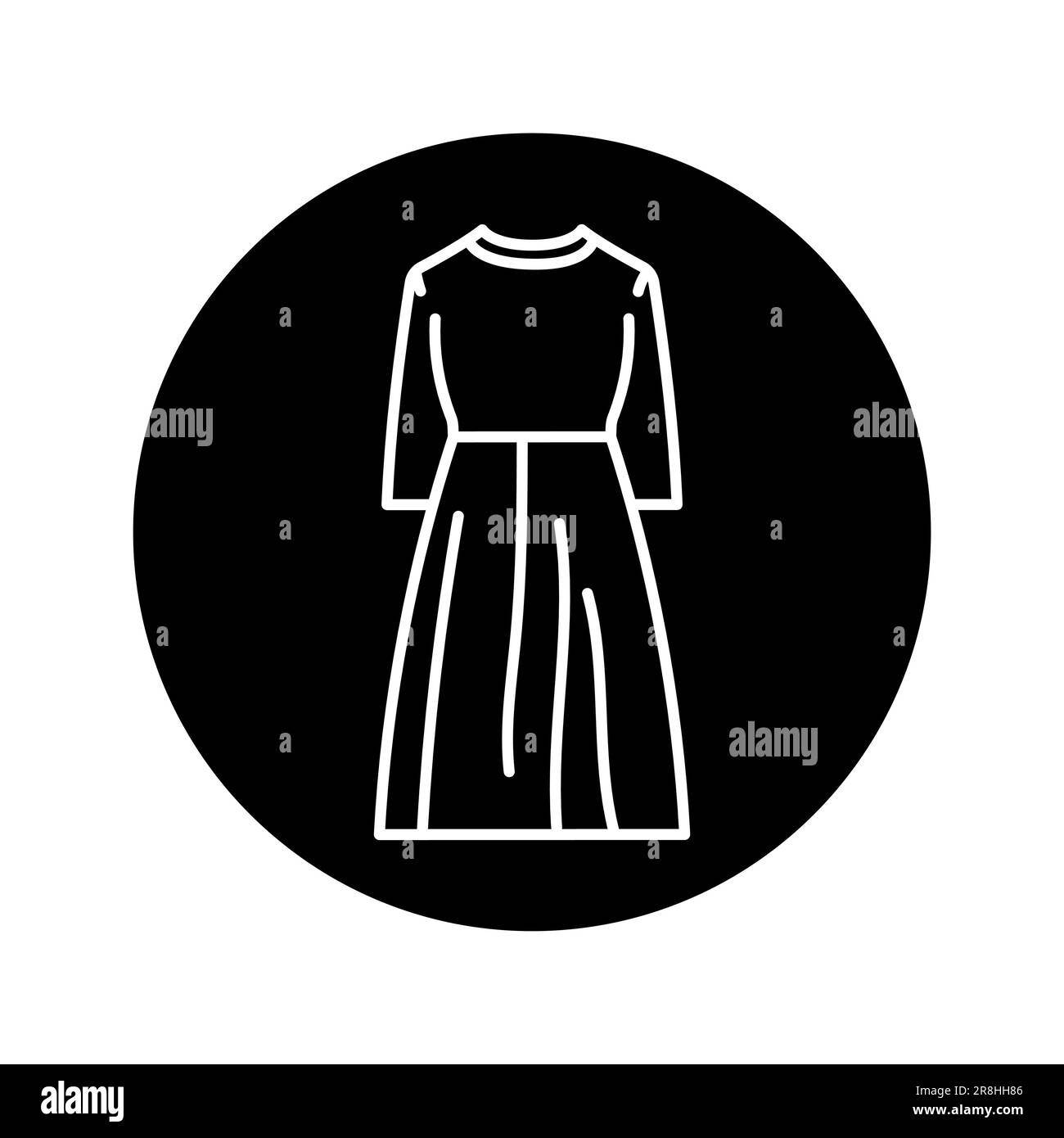 Icône de la ligne noire de la robe trapèze. Pictogramme pour page Web, application mobile, Promo. Illustration de Vecteur Icône de la ligne noire de la robe trapèze. Pictogramme pour page Web, application mobile, Promo. Illustration de Vecteur