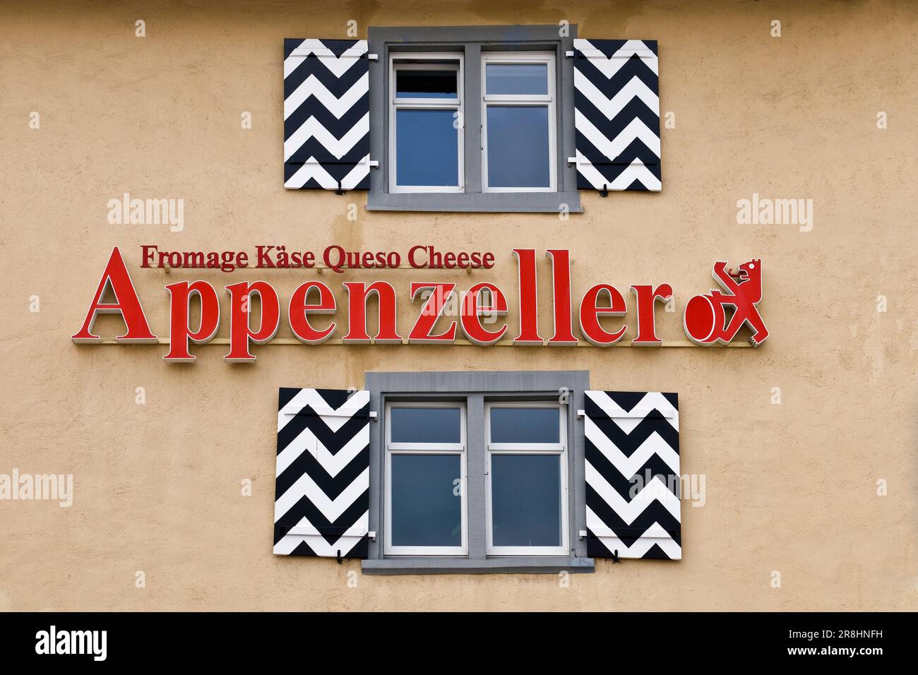 Appenzeller produits laitiers. Appenzell. Suisse Banque D'Images